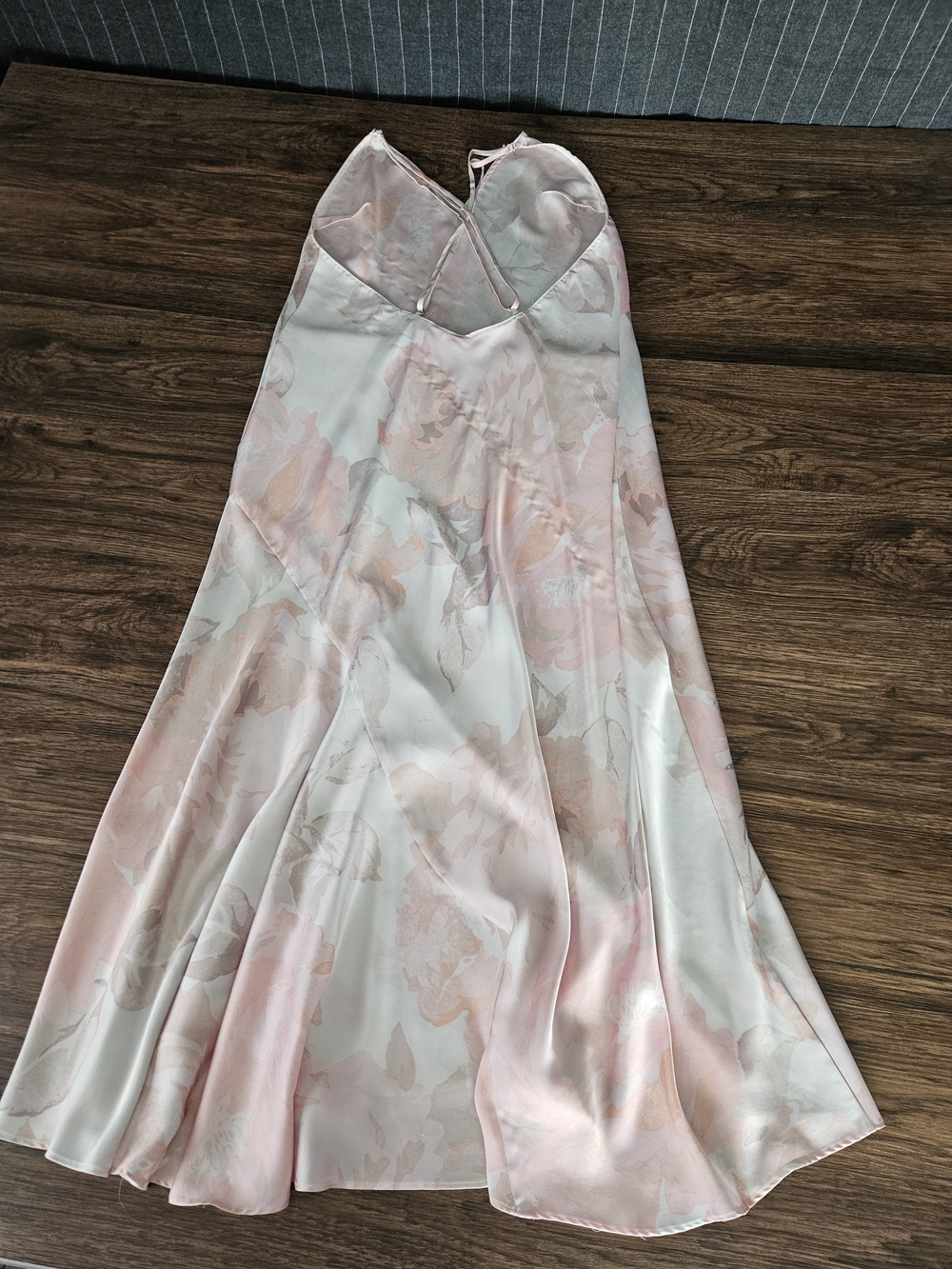 Victoria's Secret Floral Satin Slip Dress Nightgown medium - Picture 5 of 13